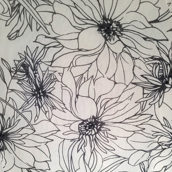 Vintage The Limited Sheer Floral Mesh Embellished Top, Lined, Size S - Picture 3 of 12